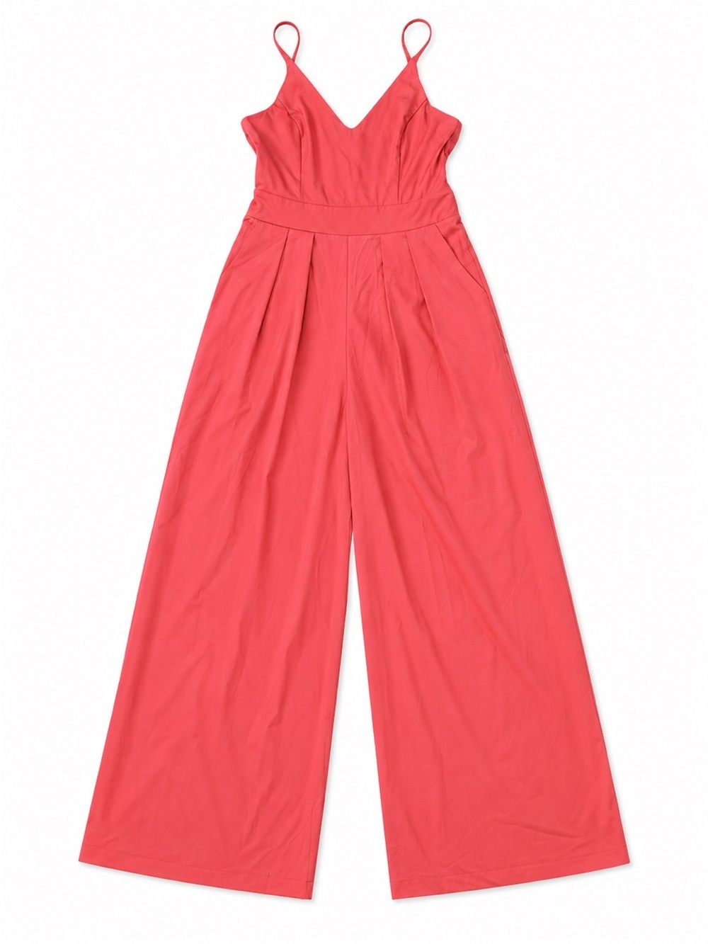 HALARA Coral Wide-Leg V-Neck Jumpsuit - Picture 3 of 6
